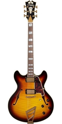 D Angelico Guitars Excel DC 16  Gitara, Stairstep Tailpiece, Vintage Sunburst