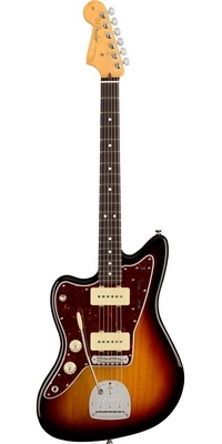 Ľavá gitara Fender American Professional II Jazzmaster, 3-farebná Sunburst