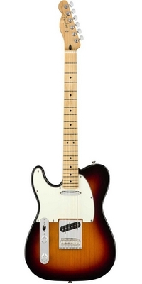 Fender Player Telecaster ľavoruká elektrická gitara, 3-farebná Sunburst