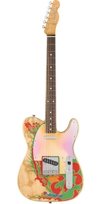 Elektrická gitara Fender Jimmy Page Telecaster, hmatník z palisandru, prírodný