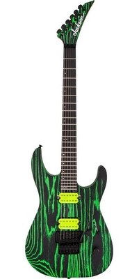 Elektrické gitary Jackson Pro Series Dinky DK2 Ash, hmatník Ebony, zelená žiara