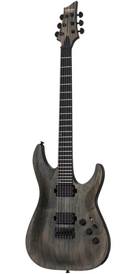 Pevná gitara  elektrická  Schecter C-1 Apocalypse, ebenový hmatník, sivá hrdzavá